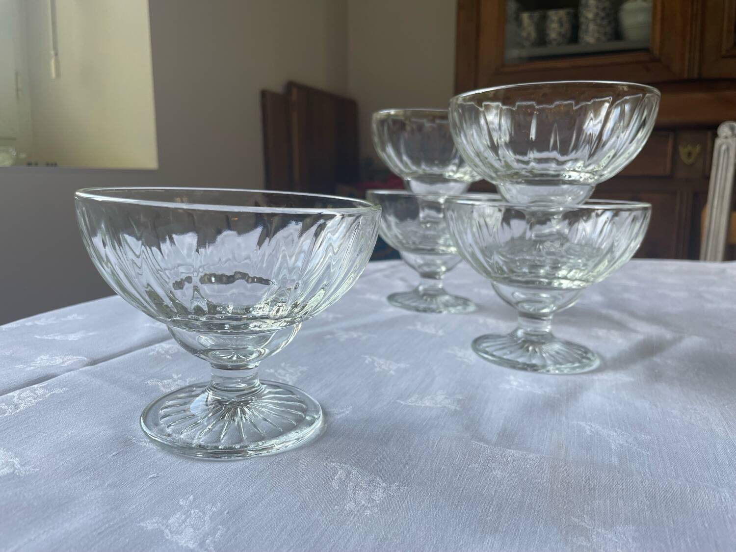 5 dessert or fruit or ice cream cups