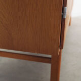 Enfilade en frêne, design danois, années 1970, Danemark