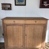 Raw oak sideboard