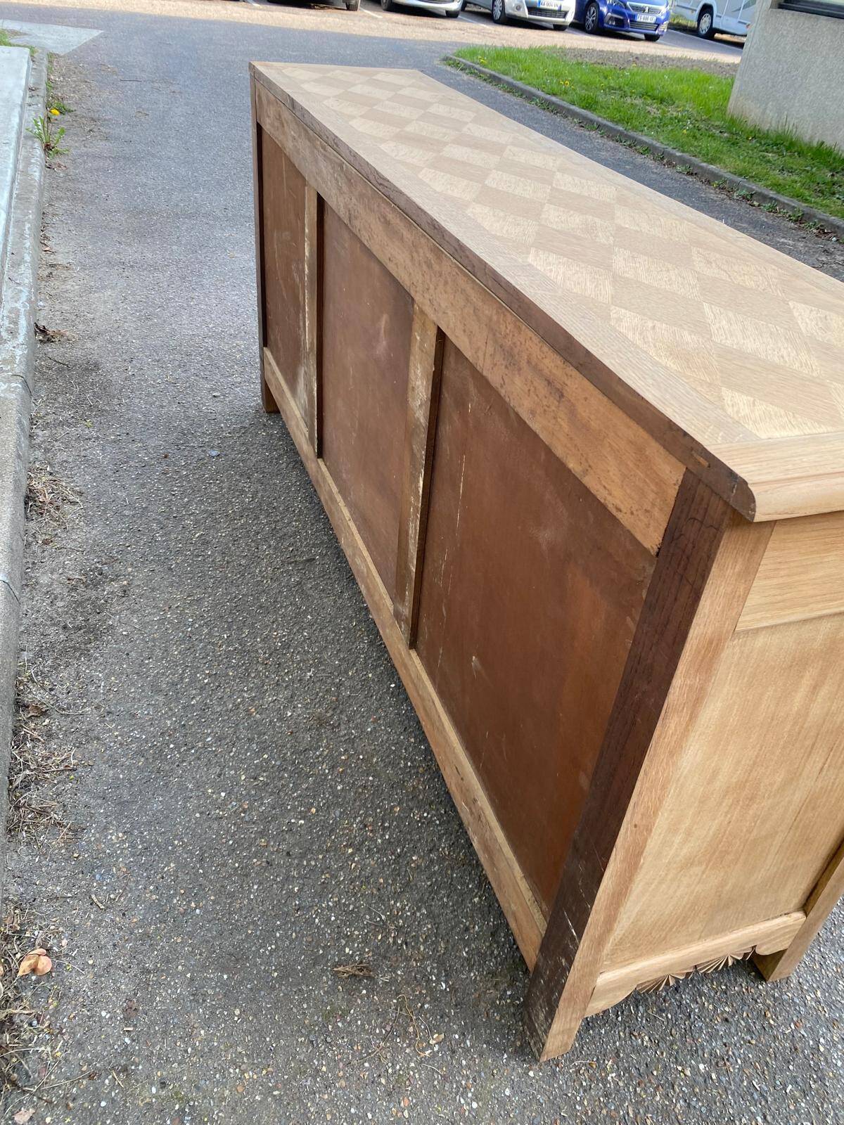 Breton buffet enfilade Art Deco 215cm 19th century