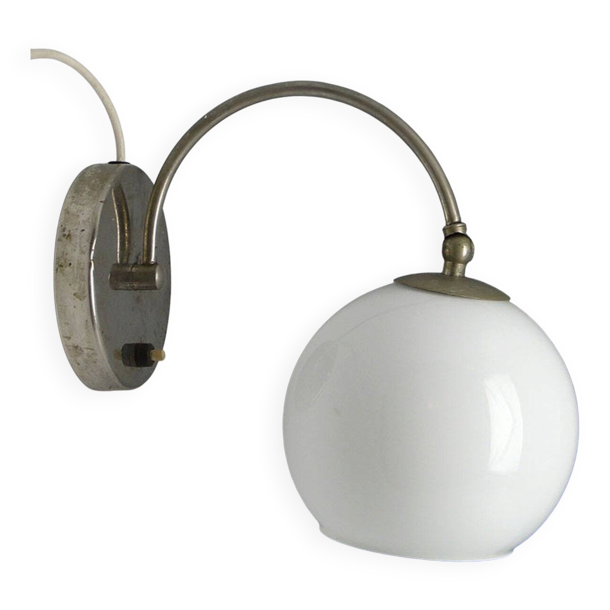 Lampe de chevet Art Déco, Pologne, années 1950