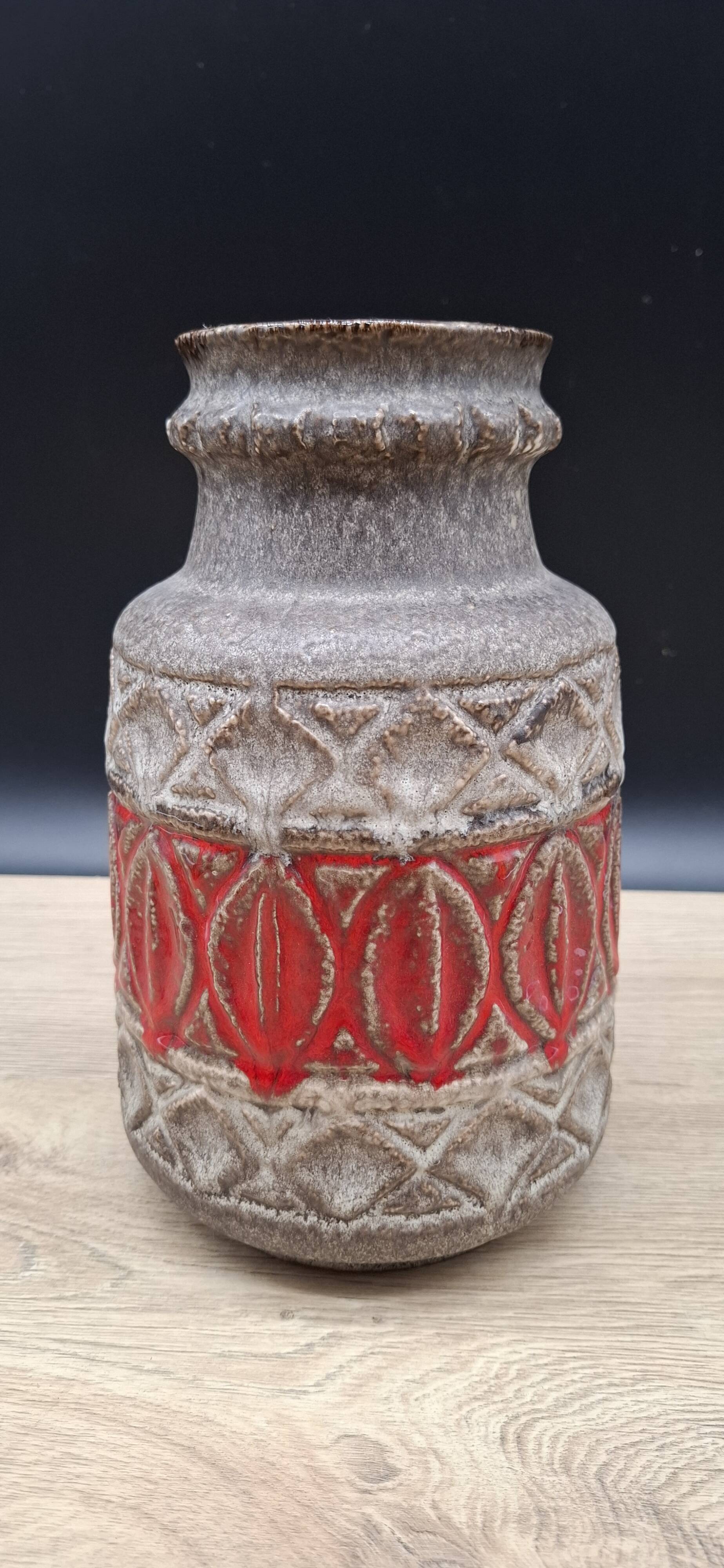 West Germany red vase 9325