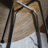 Vintage red formica stool