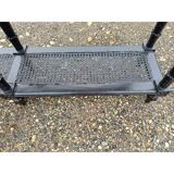 Napoleon III style wooden and cane console