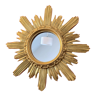 Mirror sun gilded wood 44 cm, 1960