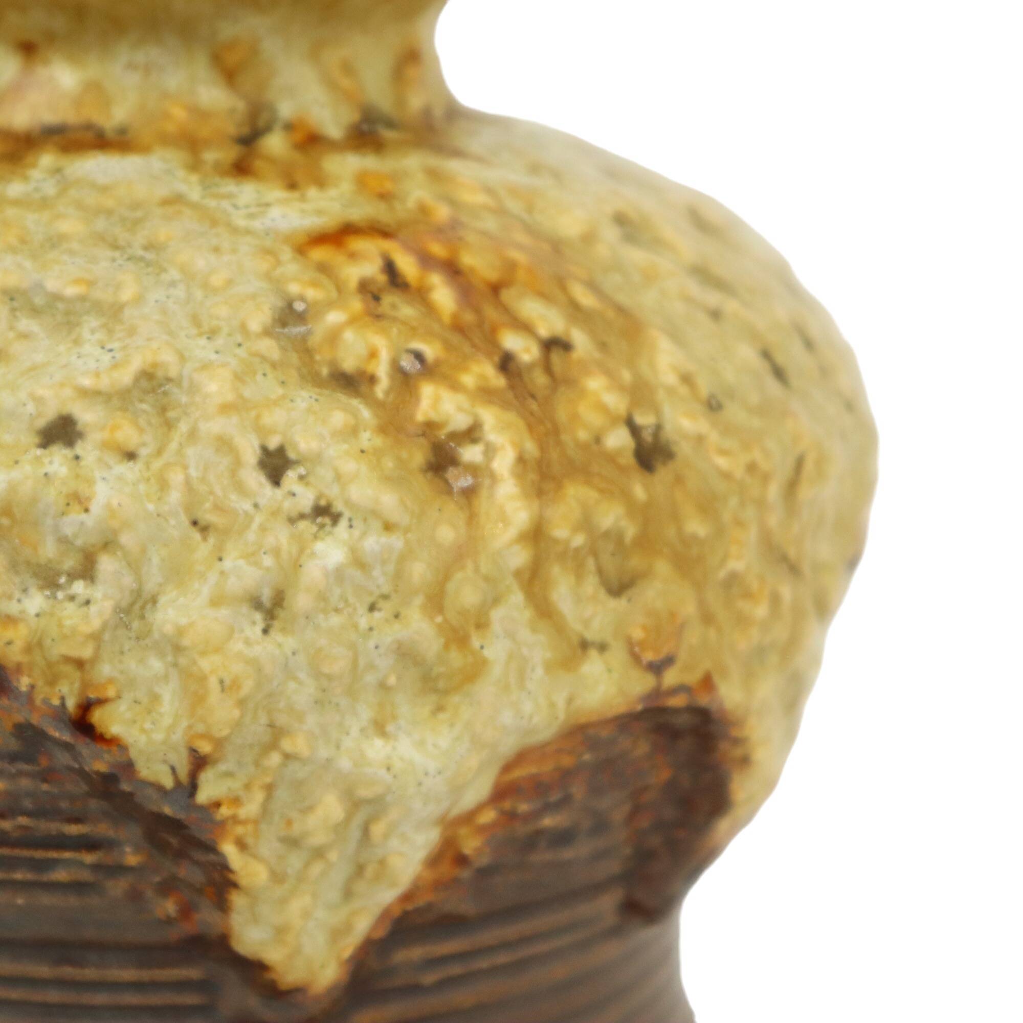 Small Fat Lava Vase Dumler Breiden West Germany Pottery 644-15