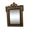 Vintage mirror old Napoleon style black and gold