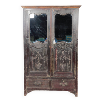 Old teak cabinet - 115x45x177cm - ae508