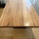 Suspended dining table in acacia wood and metal Coco