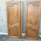 pair of old oak doors