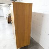 Armoire scandinave 3 portes en teck blond