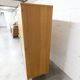Scandinavian 3-door wardrobe in blond teak