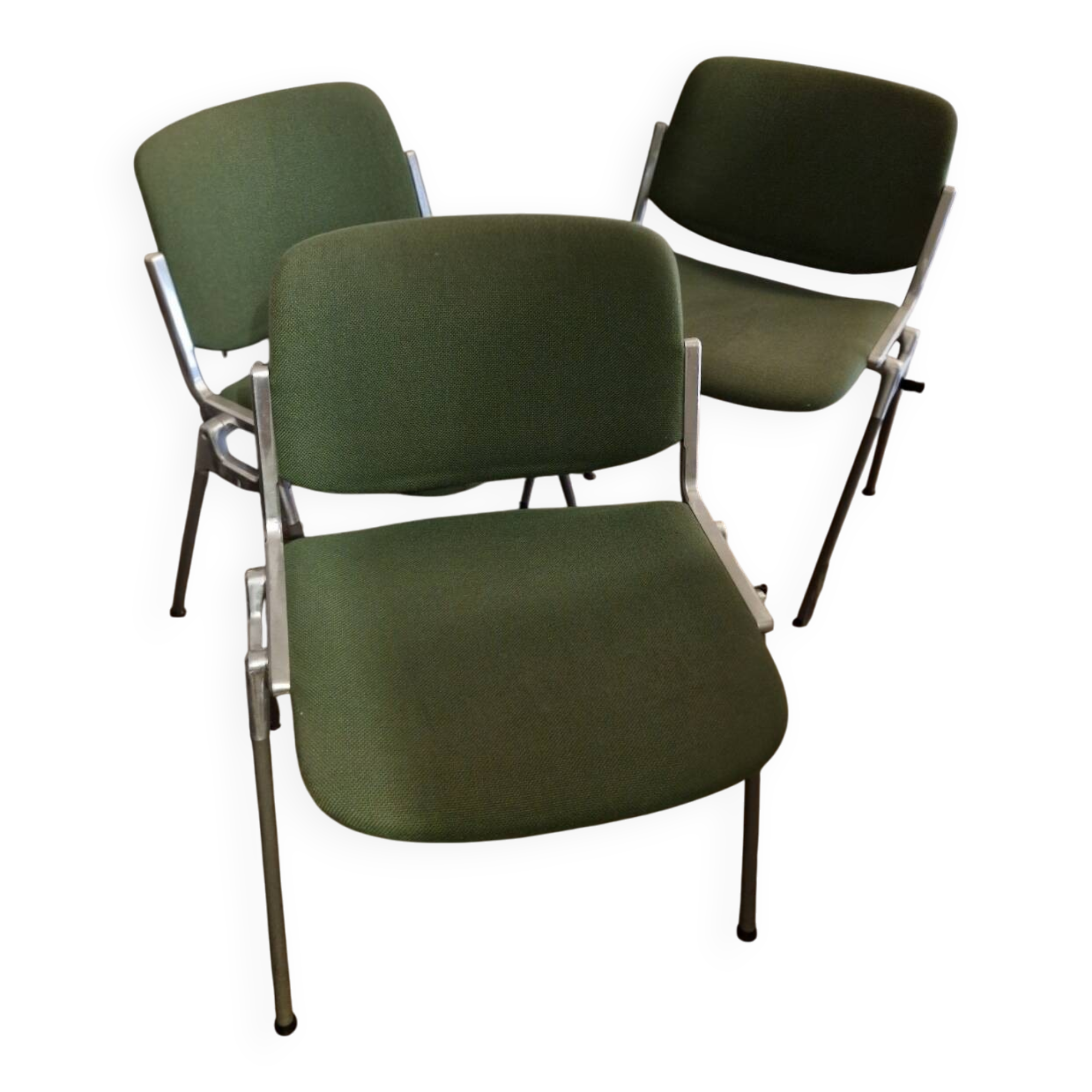 Set de 3 Chaises DSC 106 Giancarlo Piretti / Anonima Castelli, 1965,70