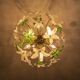 Sculptural Floral Glass Chandelier, Czechoslovakia, 1970s–1980s