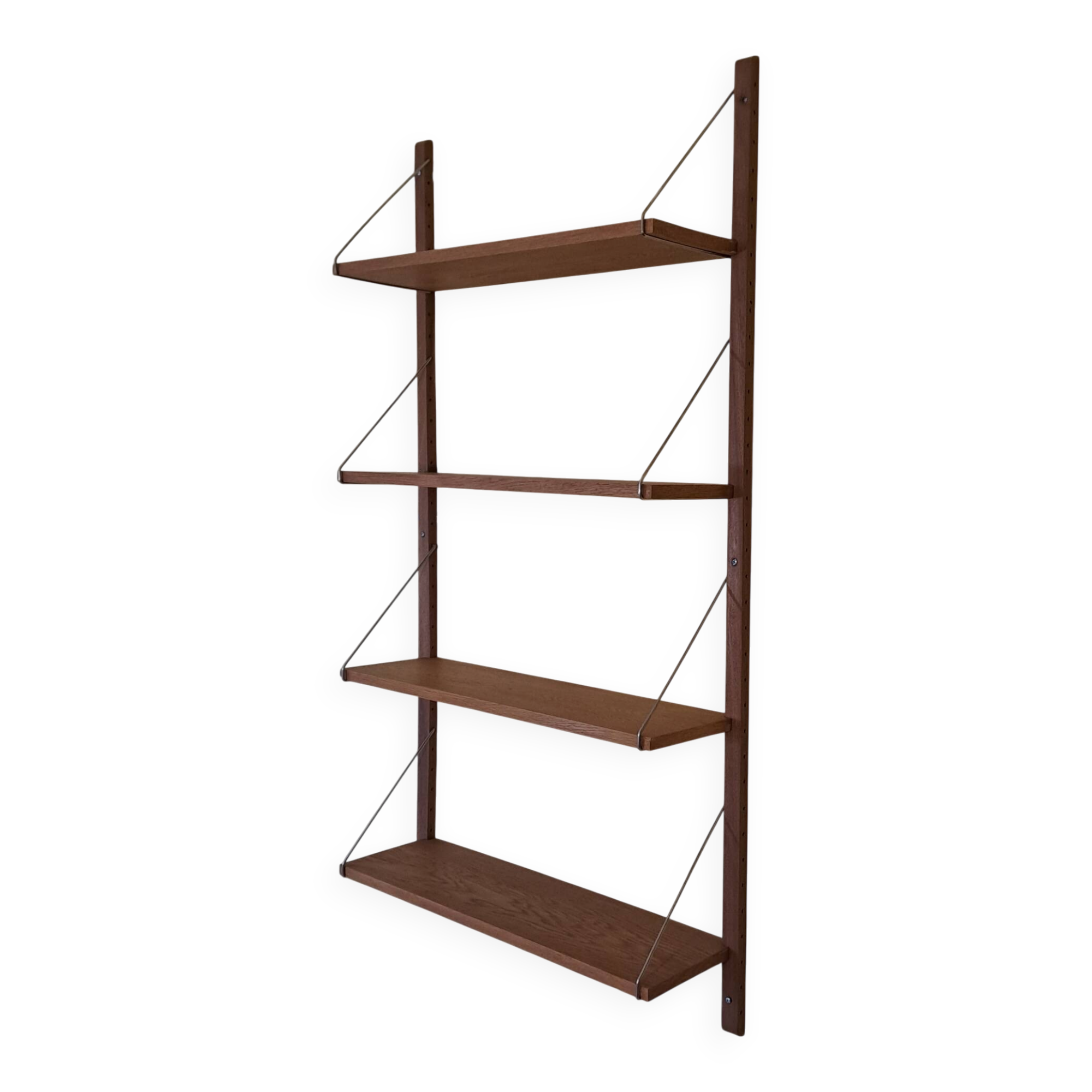 Wall unit 4 shelves, Vintage Scandinavian 1960s
