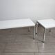 Pair of minimalist 1970s side tables.