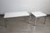 Paire de tables basses d'appoint minimalistes années 70