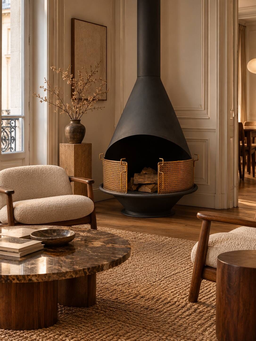 Open-fireplace - 1970s