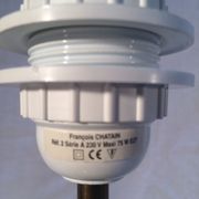 Vintage lamp "Laurence" ball format by François Chatain for Roche Bobois - 80s