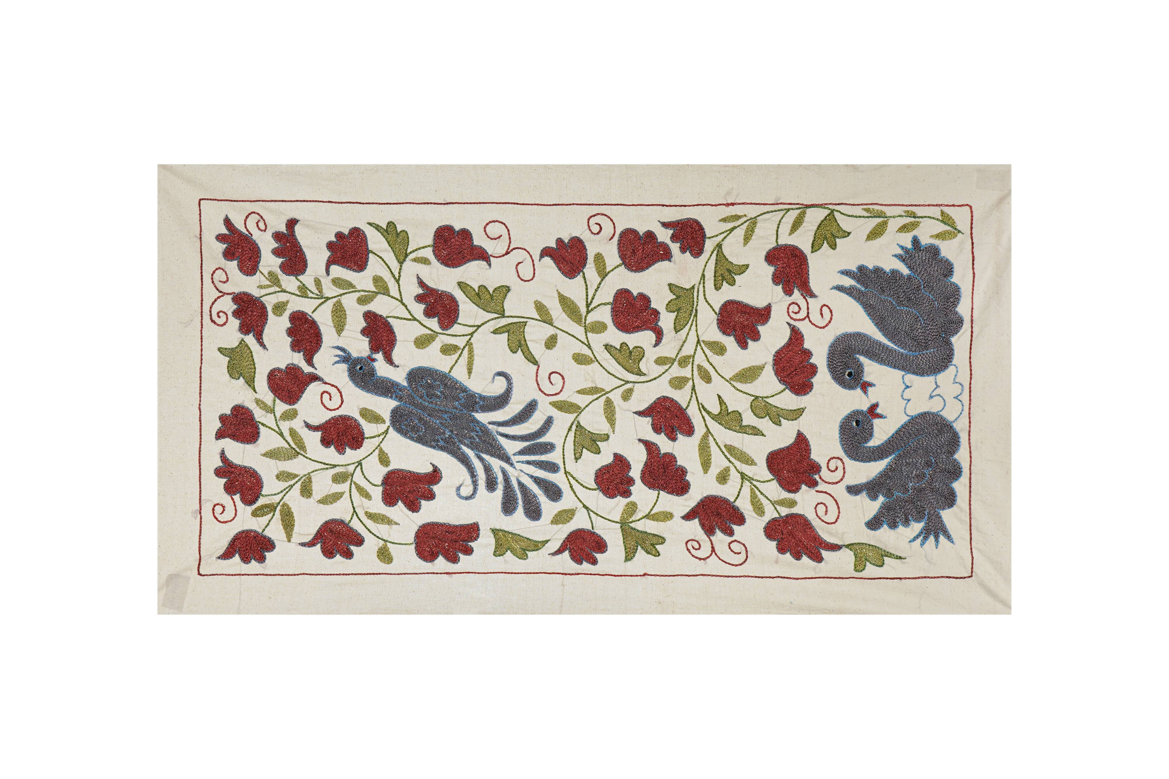 Hand-knotted rug, vintage Turkish rug 51x91 cm