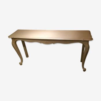 Console beige grisee