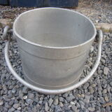 Antique aluminium bucket