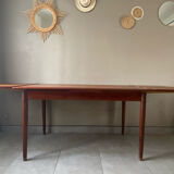 Vintage teak scandinavian signed table