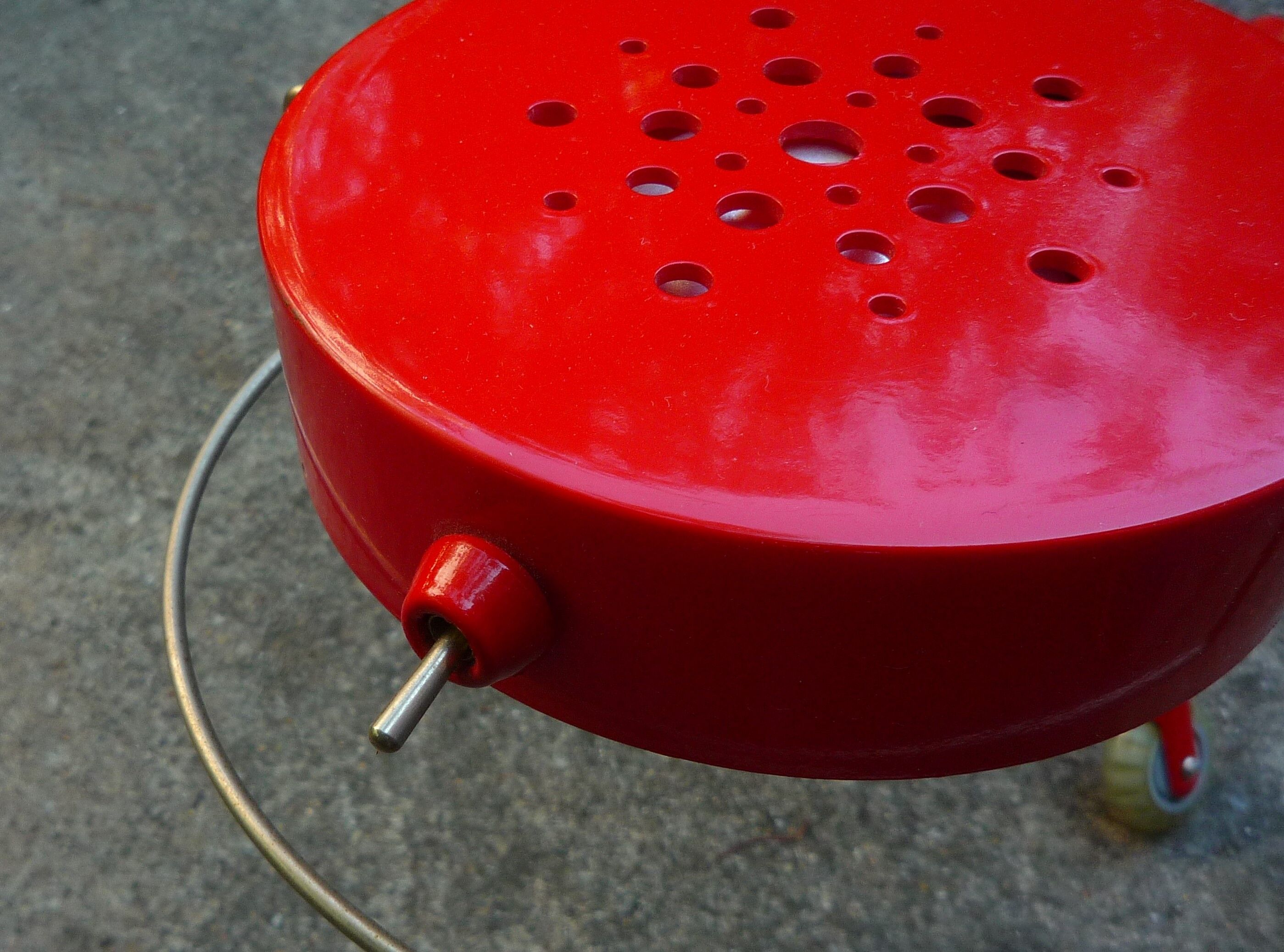 Tripod lamp with wheels Harry Allen model Kila Lamp for Ikea, 2001