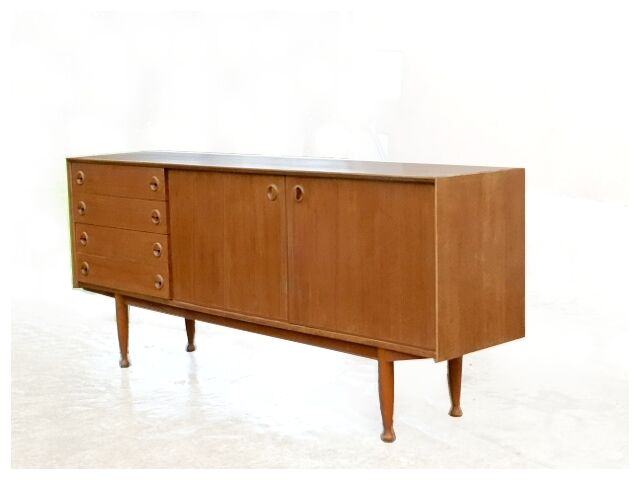 Scandinavian vintage sideboard in teak 1960s