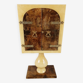 Rare Italian bar cabinet by Aldo Tura, 1960s