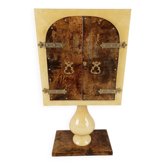 Rare Italian bar cabinet by Aldo Tura, 1960s