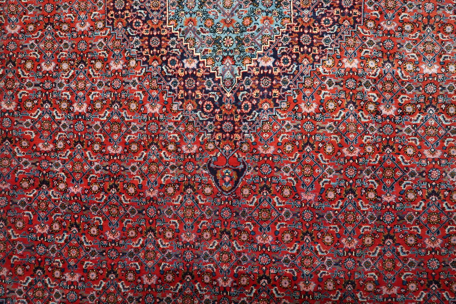 Antique Persian Bidjar handmade rug 7.5' x 10.11' 1920s - 1C1210