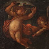 17th century painting, the baptism of Clorinda