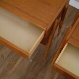 Scandinavian teak bedside tables by Carlstrom 1960