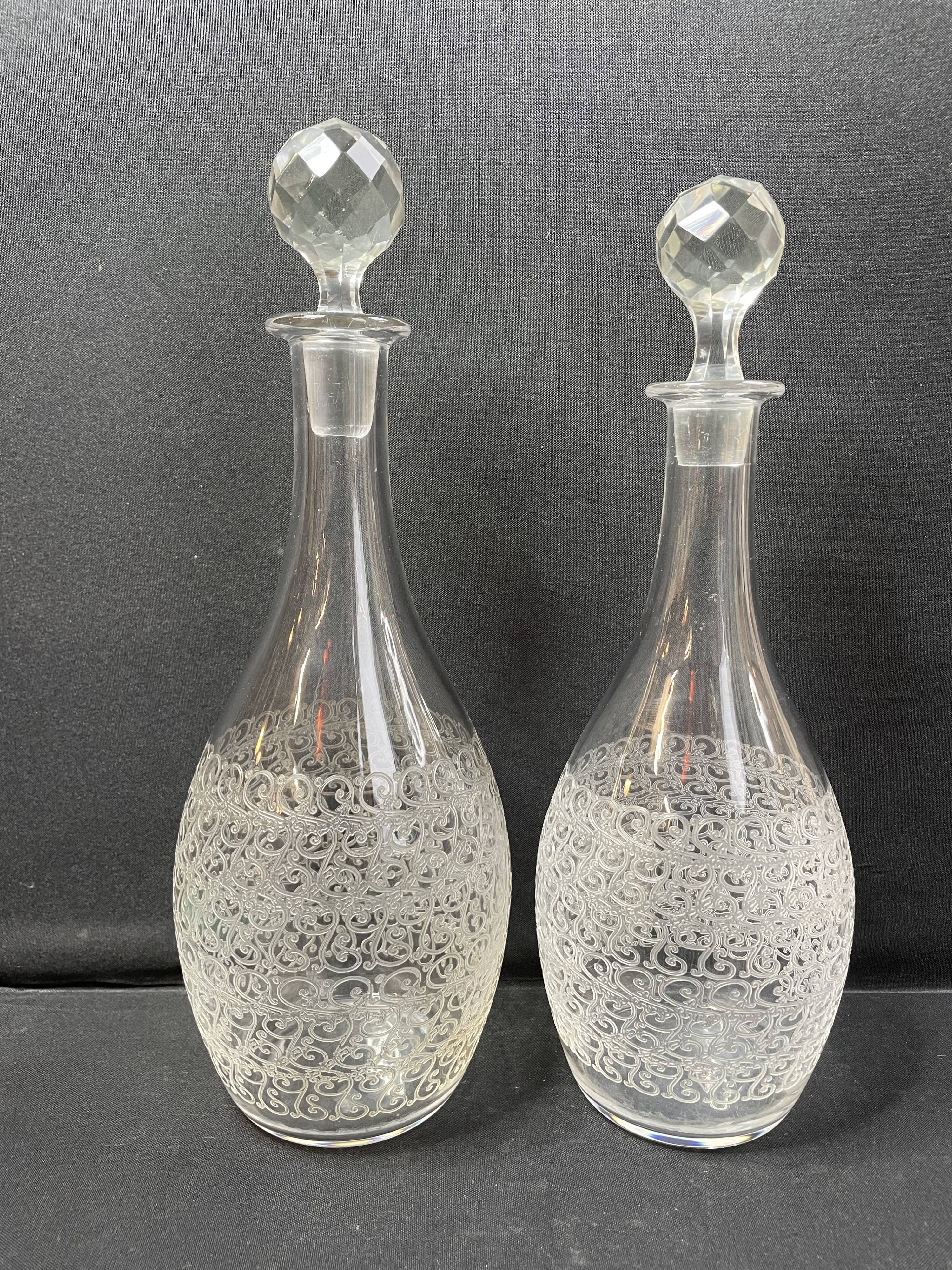 Carafes Baccarat Rohan art déco