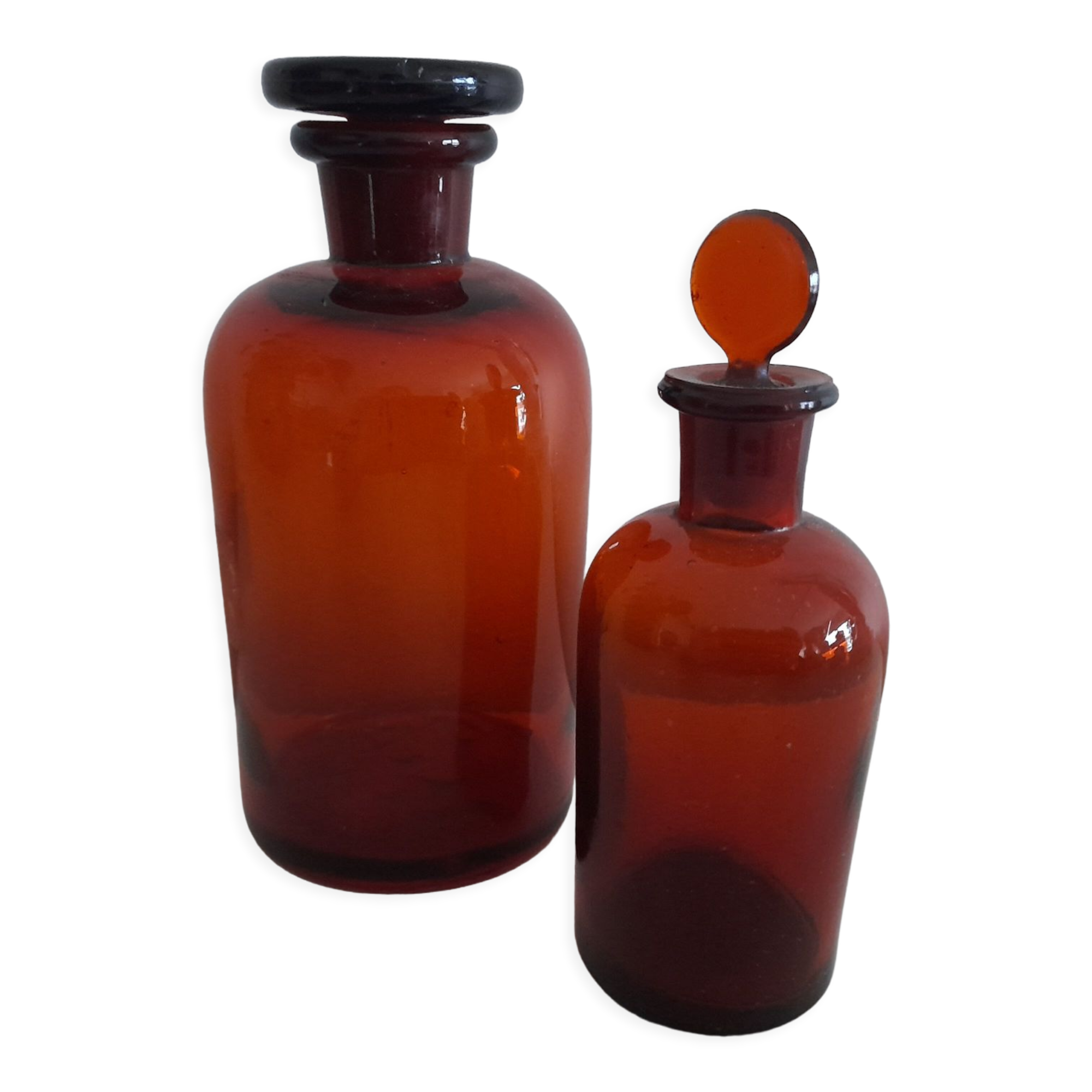 Glass apothecary jars