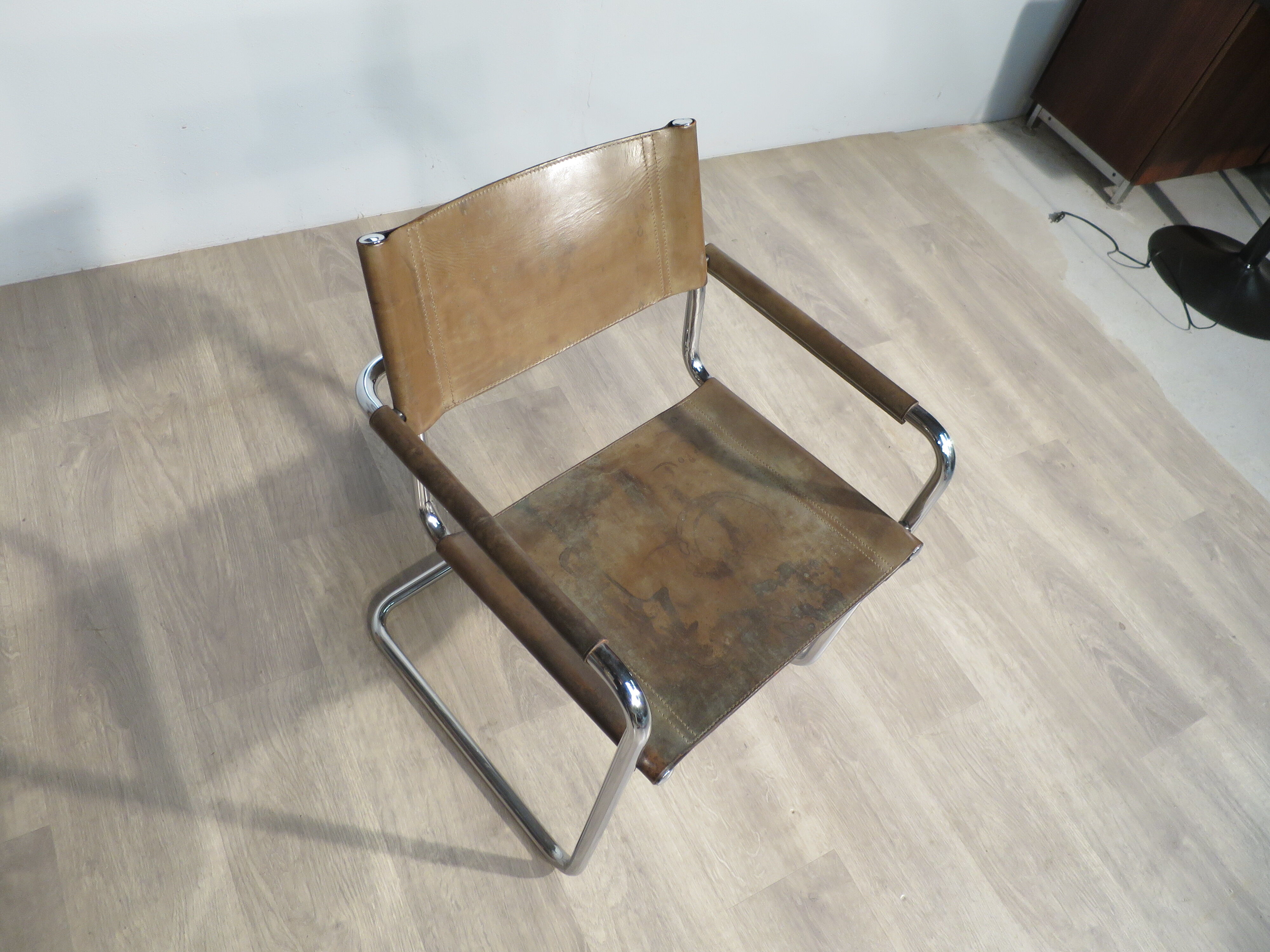 Leather chair MG5 Matteo Grassi