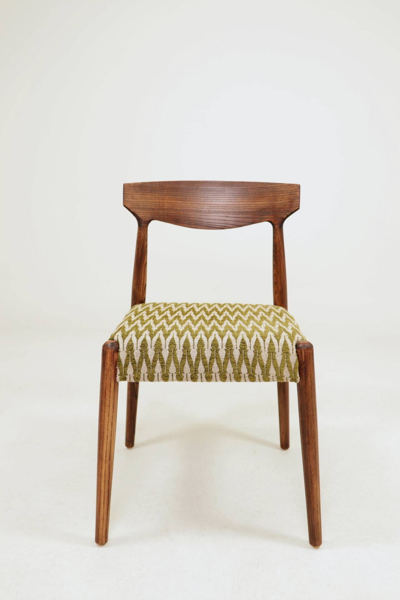 Dining chair set of 2 fiore green