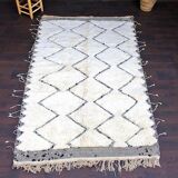 Tapis berbère beni ouarain zigzag 160 X 255 cm