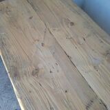 Solid wood work table