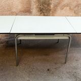 Green formica table, 1970