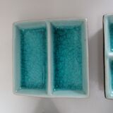 Four ravines, cracked ceramics, for aperitif, sauce, spices