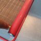 Chaise cantilever rotin métal