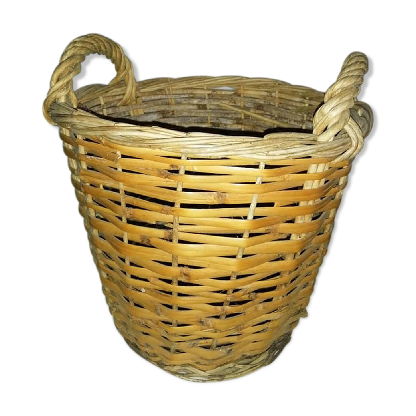 Vintage wicker basket