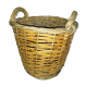 Panier en osier vintage