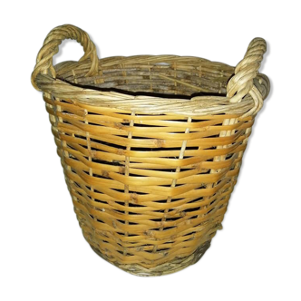 Vintage wicker basket