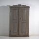 Rustic painted wardrobe in wood, Central Europe, circa 1900–1920