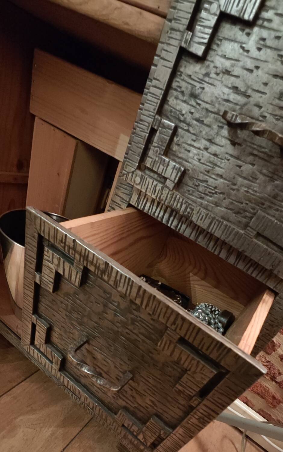 Steel chest of drawers