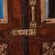 Old wardrobe art deco bookcase in burmese teak