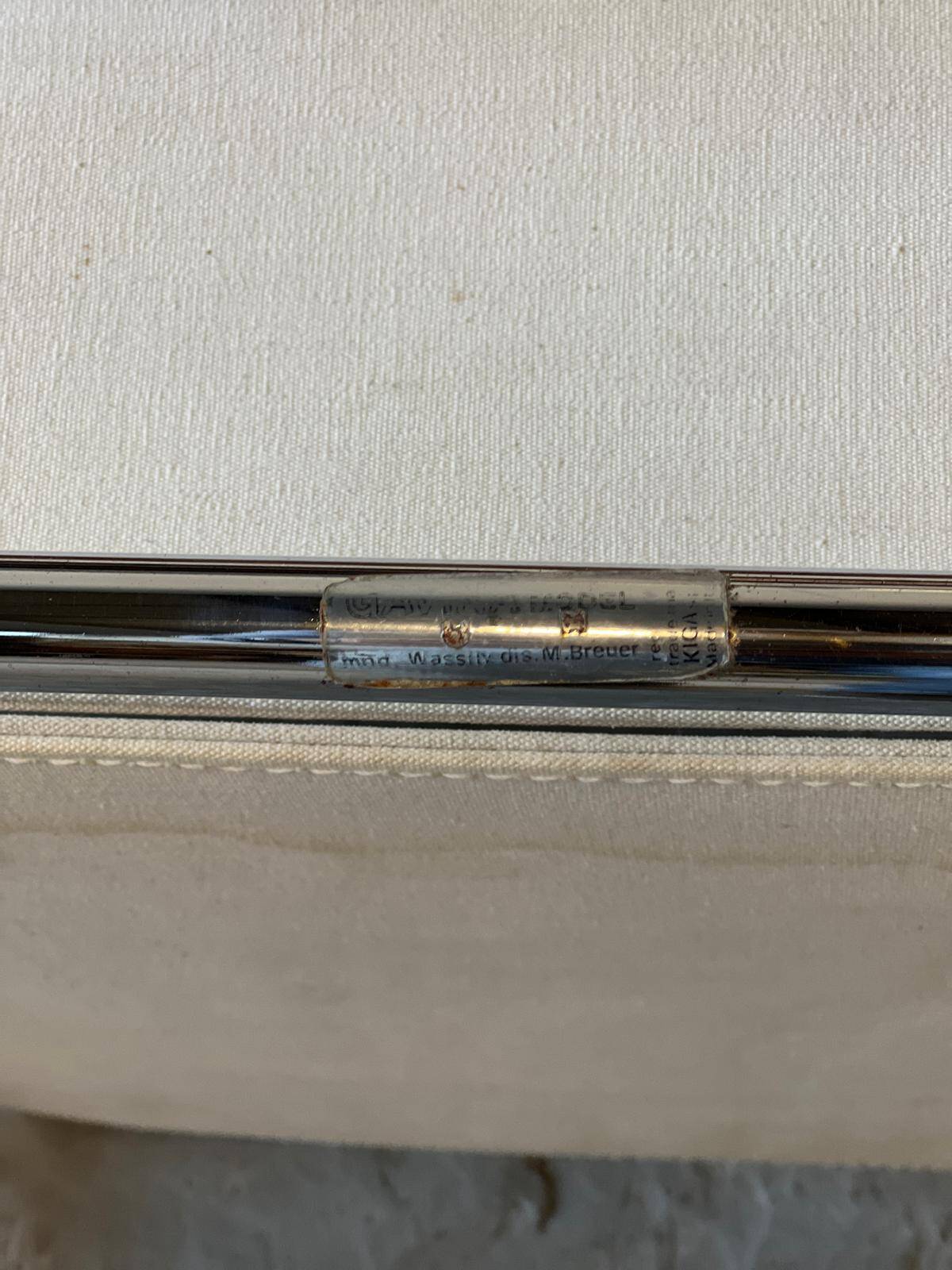 Wassily armchair in Gavina edition canvas